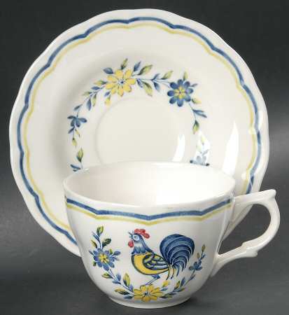 Early Bird Flat Cup & Saucer Set