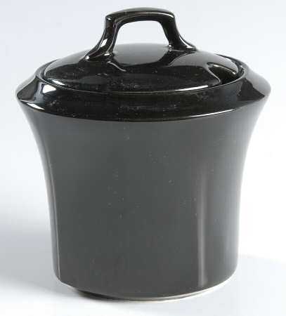 Ebony Sugar Bowl & Lid