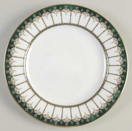 Emeraude Bread & Butter Plate/Gravy Underplate