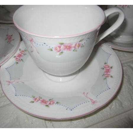 Empire Footed Cup & Saucer Set