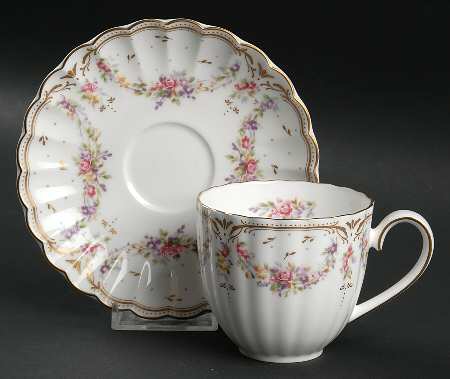 Empress Flat Cup & Saucer Set