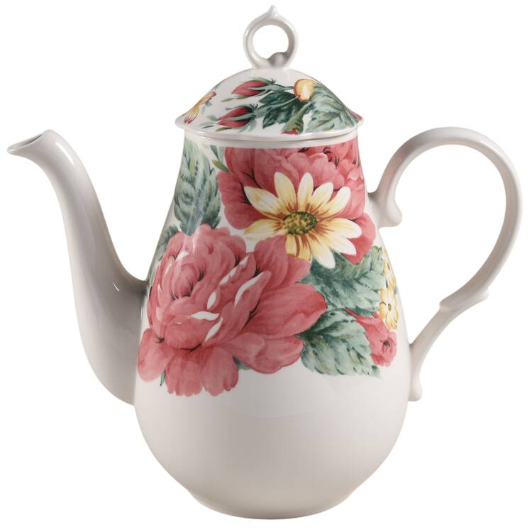 English Garden Coffee Pot & Lid