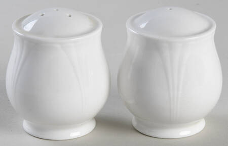 Estate White Salt & Pepper Set