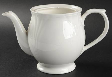 Estate White Teapot No Lid