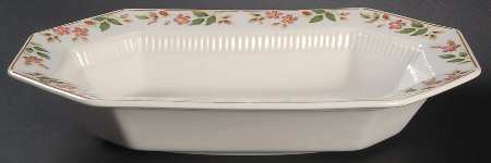 Evergreen 10" Oval Vegetable Bowl