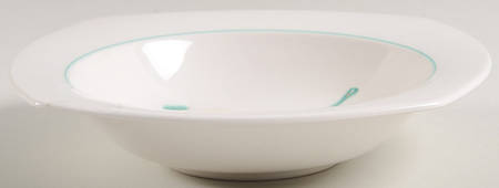 Evergreen Rim Soup Bowl