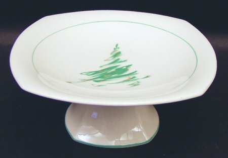 Evergreen Round Compote (Height X Width)