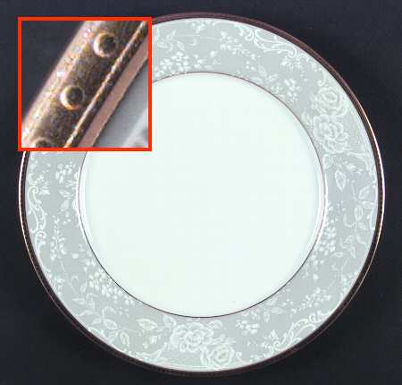 Evening Lace Dinner Plate