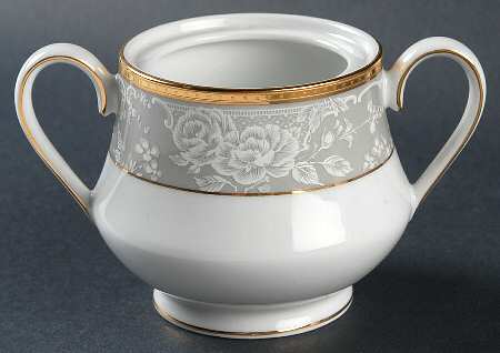 Evening Lace Sugar Bowl No Lid