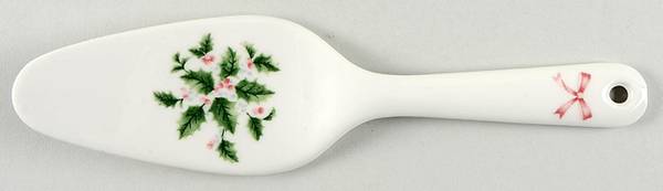 Festive Holly Solid Ceramic Pie/Cake Server