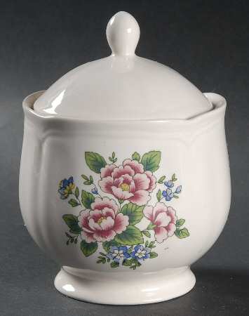 Flower Basket Sugar Bowl & Lid