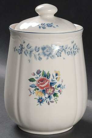 Flower Garden Medium Canister & Lid