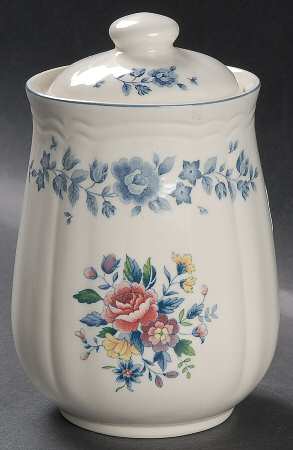 Flower Garden Small Canister & Lid