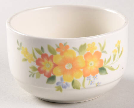 Flower Garden Sugar Bowl No Lid