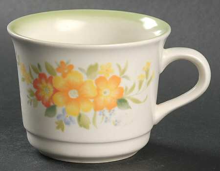 Flower Garden Flat Cup