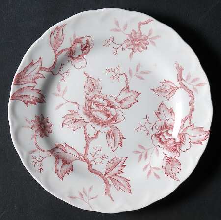 Flora Pink Bread & Butter Plate