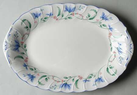 Floriana 14" Oval Serving Platter