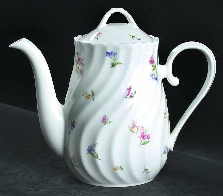 Floral Shower Coffee Pot & Lid