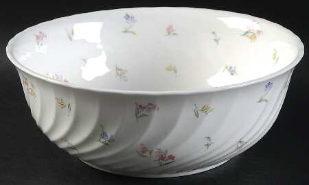 Floral Shower 9" Round Vegetable Bowl