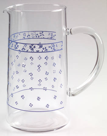 Forget-Me-Not 40 Oz Glassware Pitcher