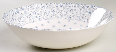 Forget-Me-Not 9" Round Vegetable Bowl