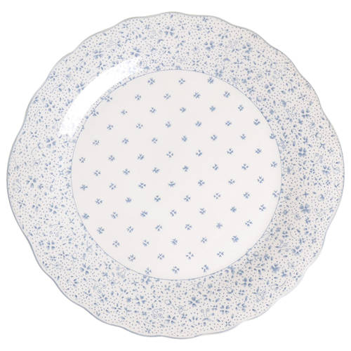 Forget-Me-Not 11" Round Tray w/Handles