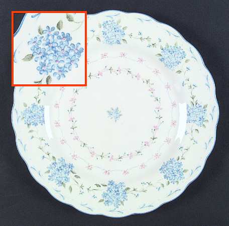 French Twist Dinner Plate