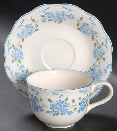 French Twist Flat Cup & Saucer Set