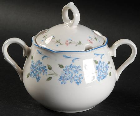 French Twist Sugar Bowl & Lid