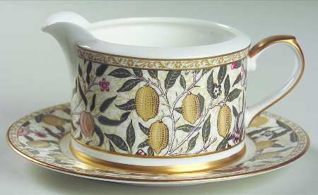 Fruit Gravy Boat & Underplate
