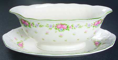 Garland Gravy Boat & Underplate (Relish/Butter)