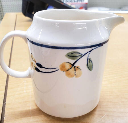 Golden Blossoms Creamer