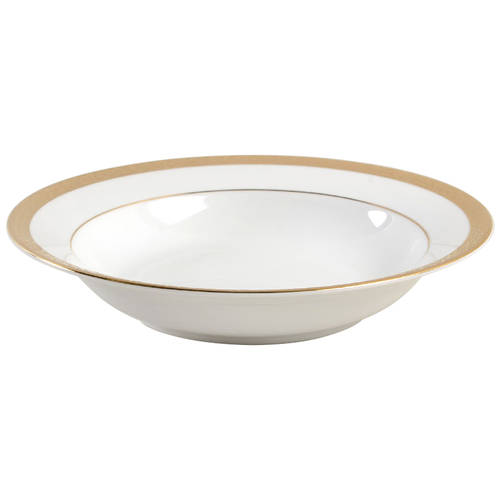 Gold Filigree Soup/Cereal Bowl