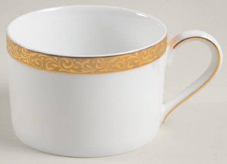 Gold Filigree Flat Cup