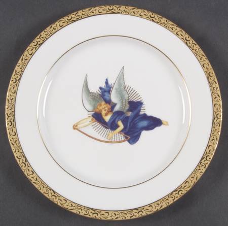 Gold Filigree Accent Salad Plate by Nikko
