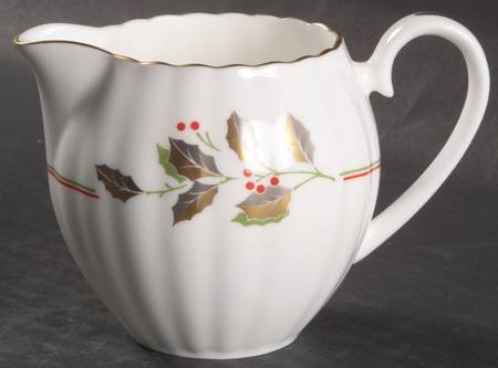 Golden Holly Creamer