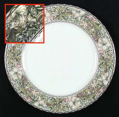 Golden Lily Dinner Plate