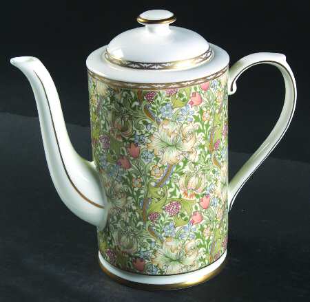 Golden Lily Coffee Pot & Lid