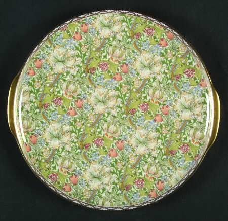 Golden Lily Party/Serving/Chip & Dip Plate