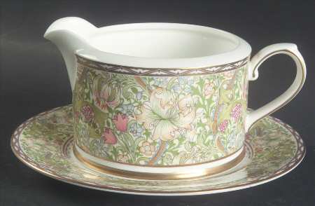 Golden Lily Gravy Boat & Underplate