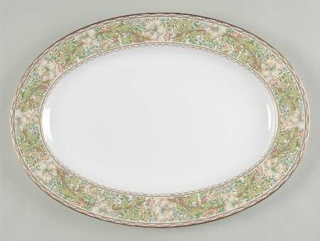 Golden Lily 14" Oval Serving Platter