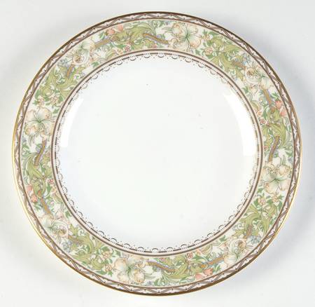Golden Lily Bread & Butter Plate