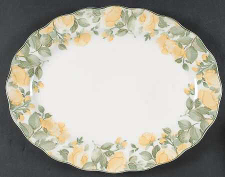 Gracious 14" Oval Serving Platter