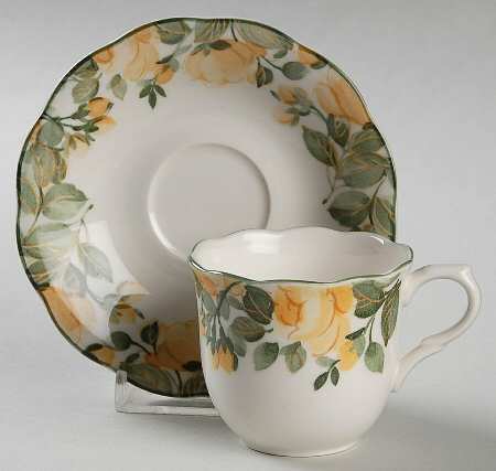 Gracious Flat Demitasse Cup & Saucer Set