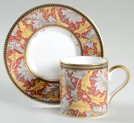 Granville Flat Demitasse Cup & Saucer Set