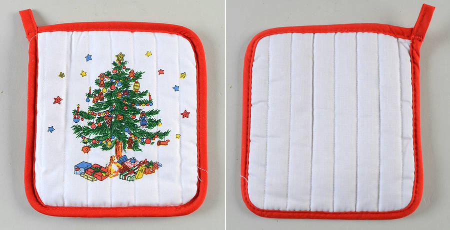 Happy Holidays Cloth Potholder