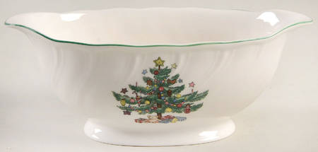 Happy Holidays Gravy Boat