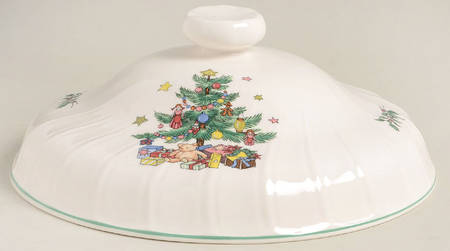 Happy Holidays Lid for 2.75 Quart Round Casserole
