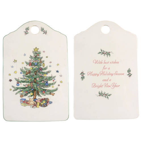Happy Holidays Cheese and Cracker Board by Nikko