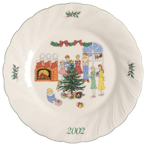 Happy Holidays 2002 Collector Plate by Nikko